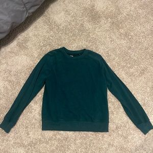 Green prAna crewneck. Never worn. Medium. Women’s.